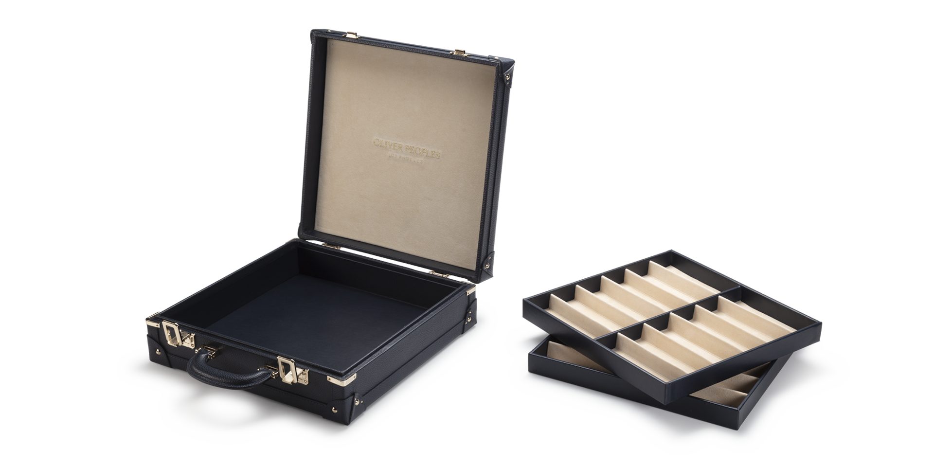 Genuine Leather Twenty-four Frame Trunk - Image 2