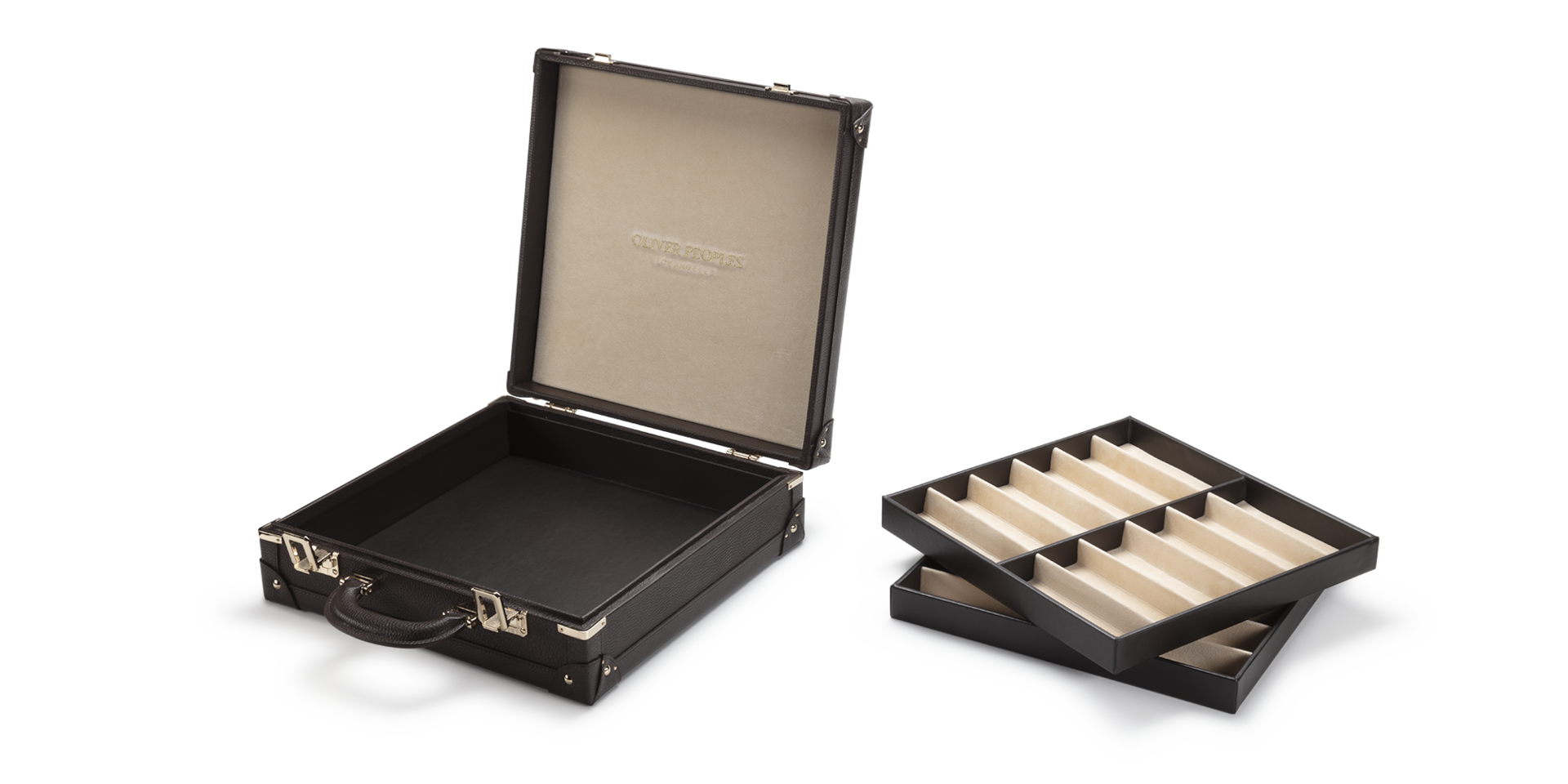Genuine Leather Twenty-four Frame Trunk - Image 2