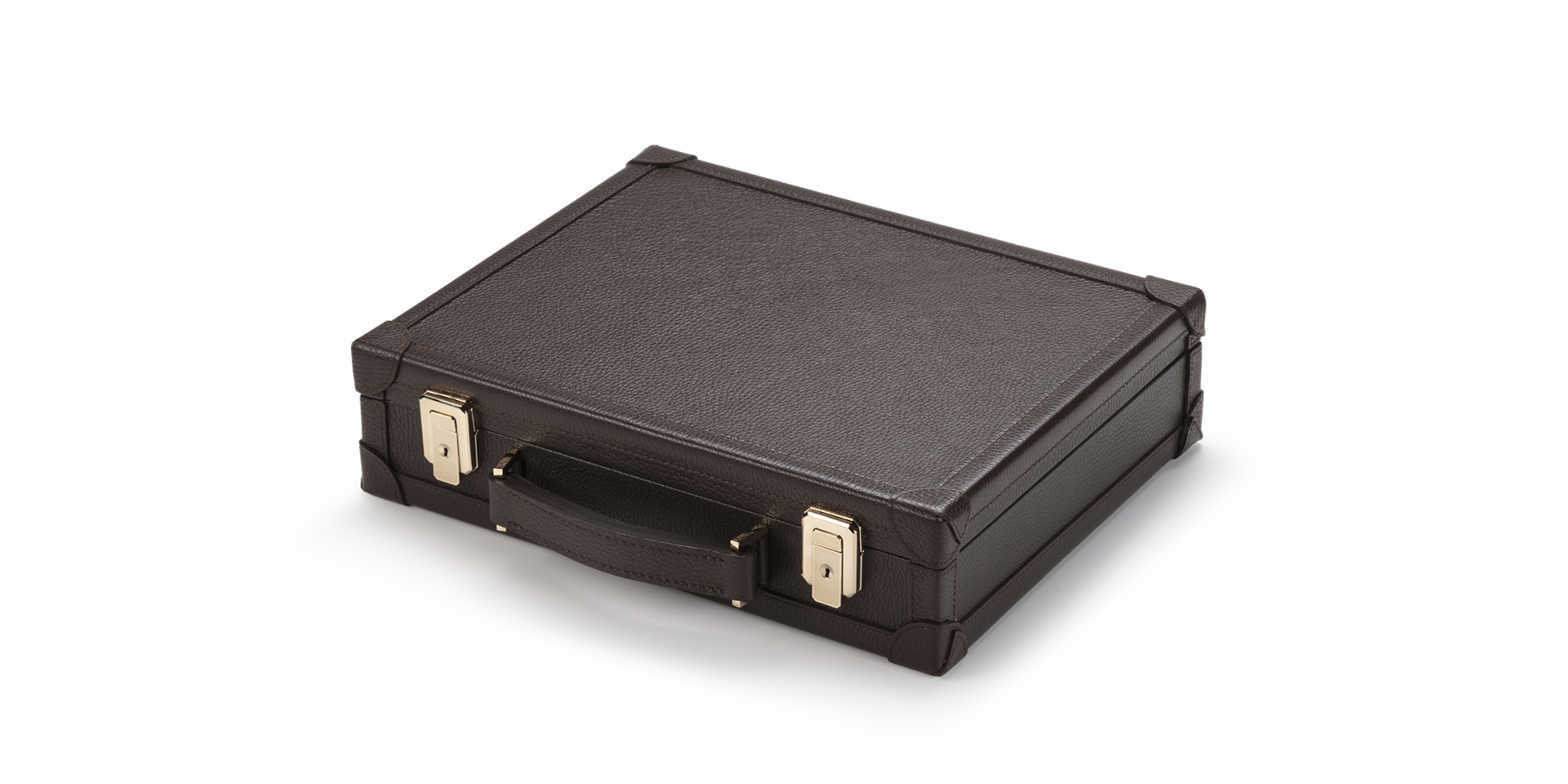 Genuine Leather Eight Frame Trunk - Image 2